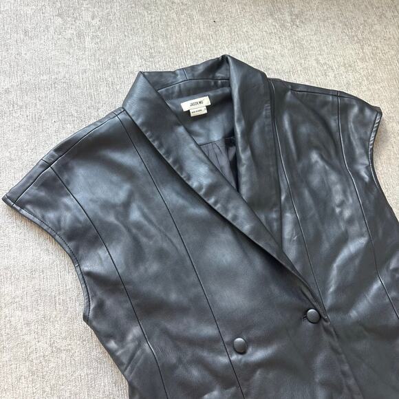 Jason Wu Leather Vest Top - Picture 2 of 7